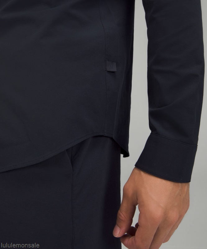 Lululemon Verkauf DELULU609 | New Venture Langarmshirt Classic Navy